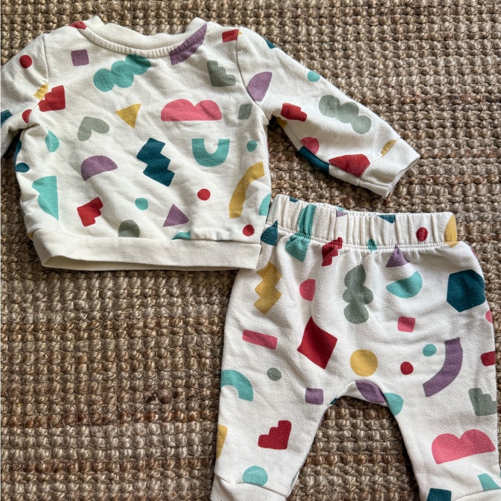 Cat & Jack Colorful Geometric Kids Matching Set